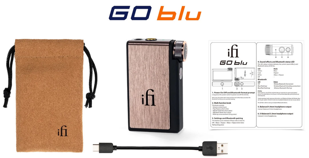 iFi Audio GO blu Bluetooth DAC / Amp di động